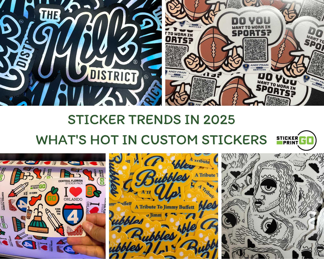 Sticker Trends in 2025: What's Hot in Custom Stickers