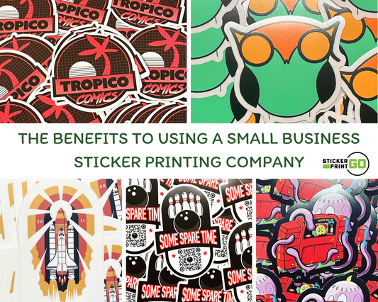 The Benefits to Using a Small Business Sticker Printing Company