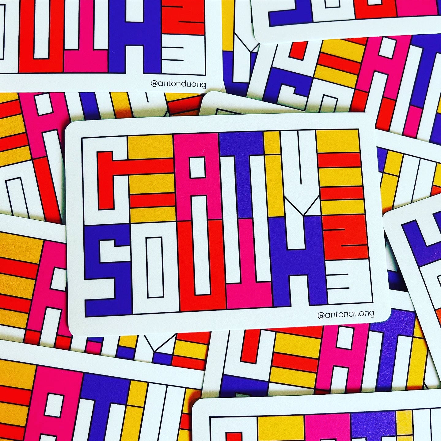 Custom 50pcs 3" Vinyl Stickers for $35