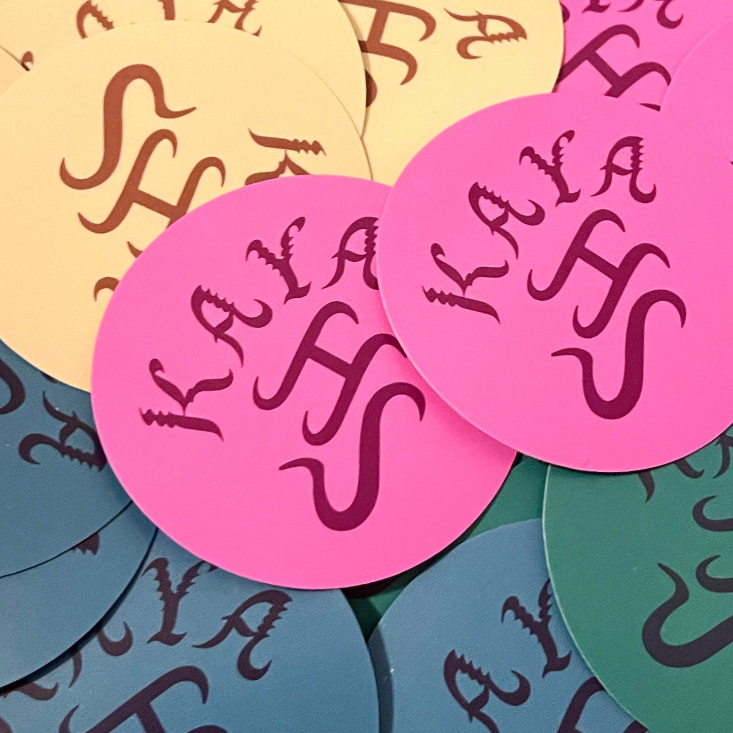 Custom 50pcs 3" Vinyl Stickers for $35