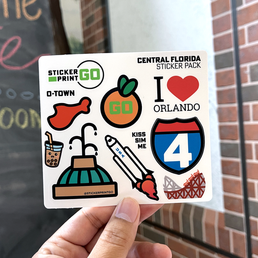 Central Florida - Sticker Pack 1 - $5.00