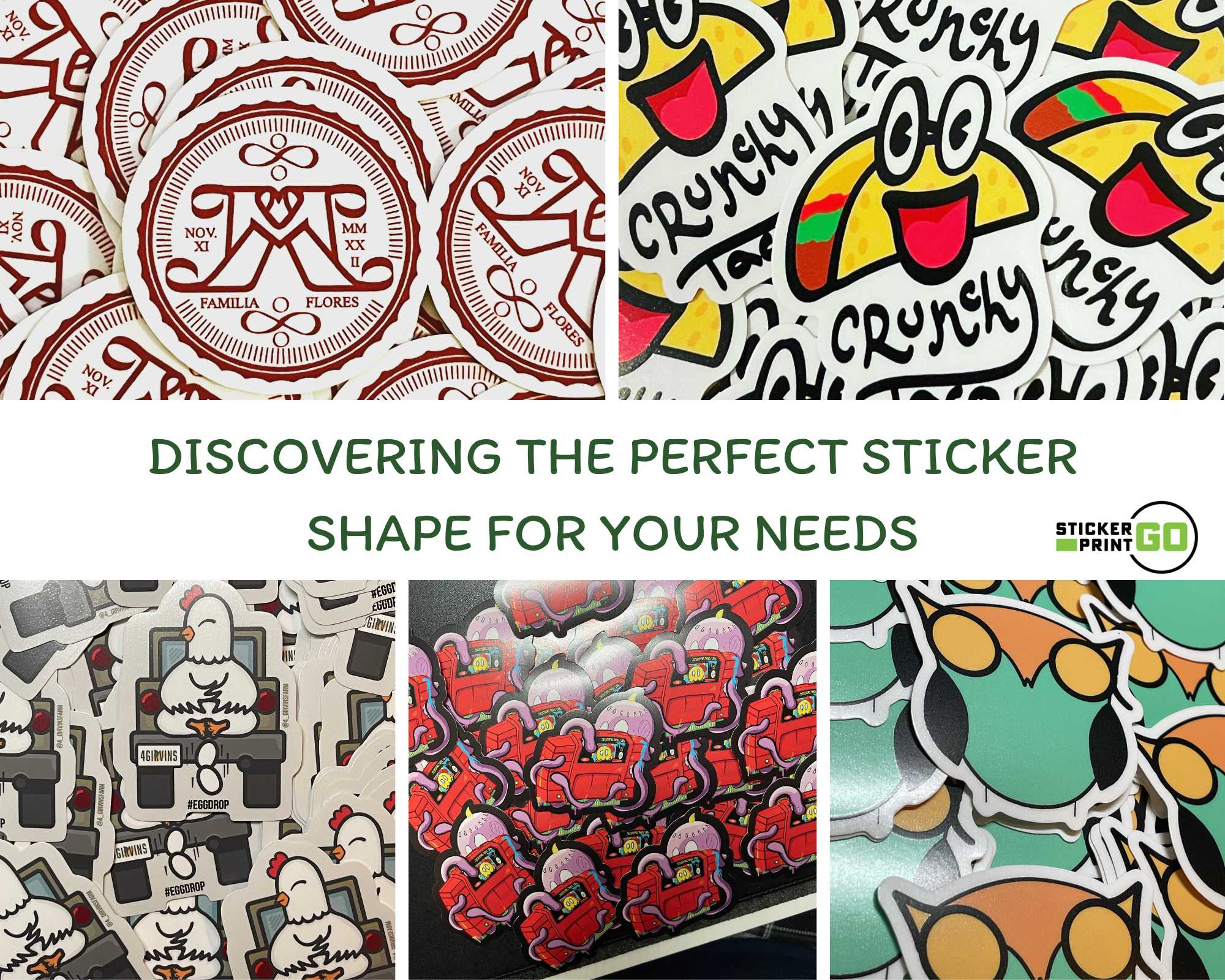 Discovering the Perfect Sticker Shape for Your Needs – StickerPrintGo