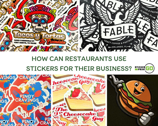 How Can Restaurants Use Stickers for Their Business?