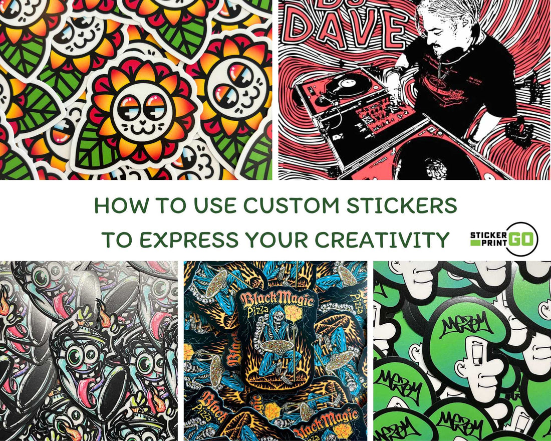 How to Use Custom Stickers to Express Your Creativity – StickerPrintGo