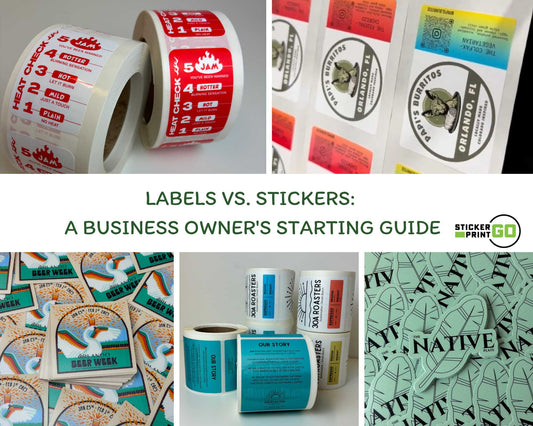 Labels vs. Stickers: A Business Owner's Starting Guide