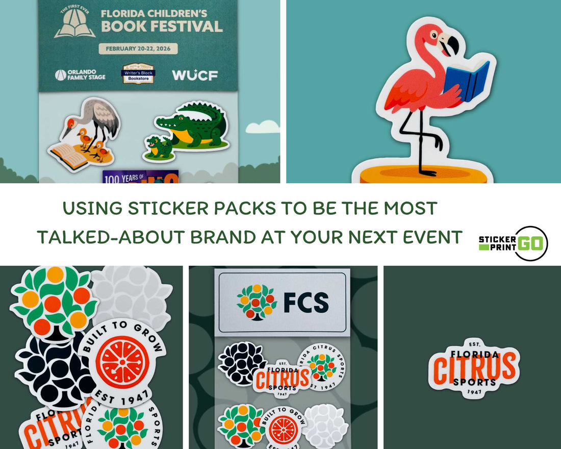 Using Sticker Packs to Be the Most Talked-About Brand at Your Next Event