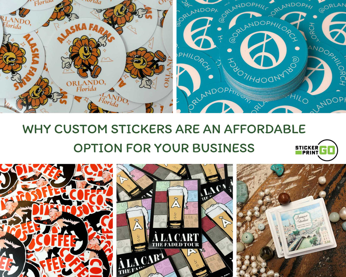 Custom Collection Sticker Custom Sticker Printing - Circle, Square and Die Cut Stickers ...