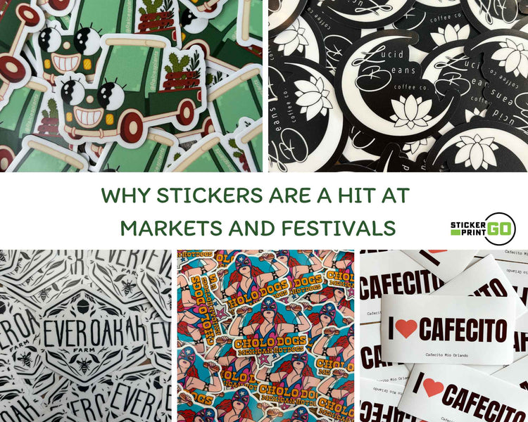 Why Stickers Are a Hit at Markets and Festivals – StickerPrintGo