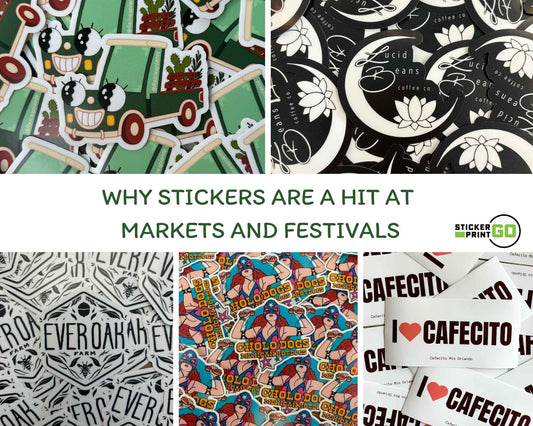 Why Stickers Are a Hit at Markets and Festivals