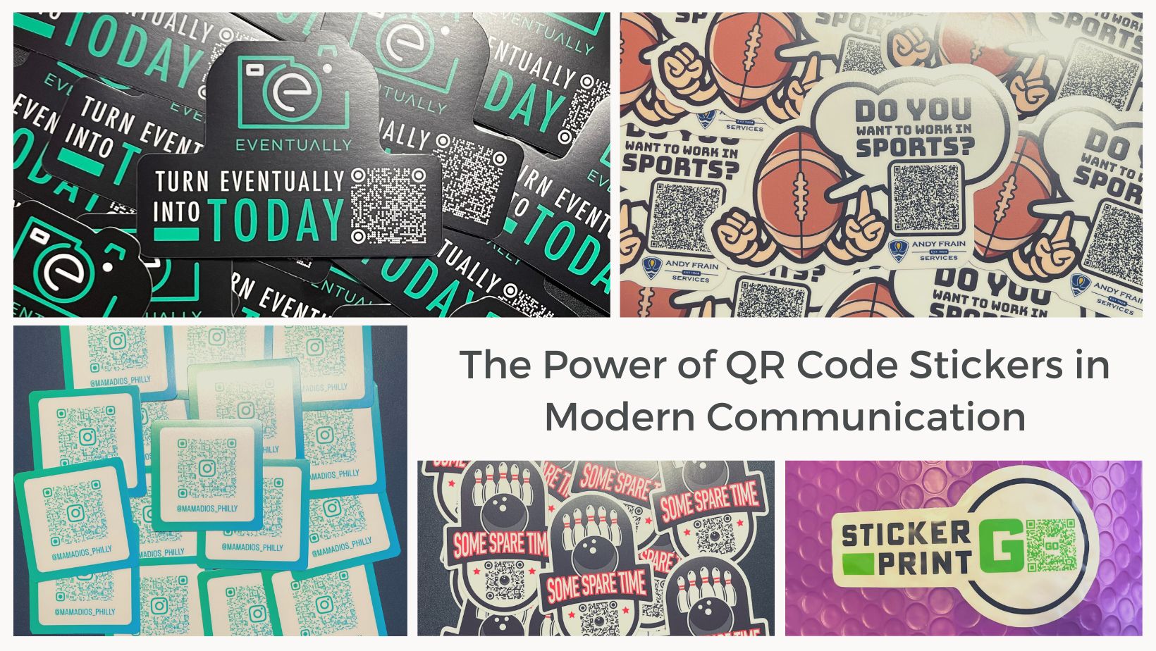 The Power of QR Code Stickers in Modern Communication – StickerPrintGo